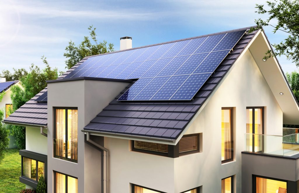 Solar energy powered home