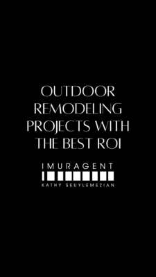outdoor remodeling projects with the best ROI